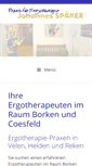 Mobile Screenshot of ergo-spaeker.de